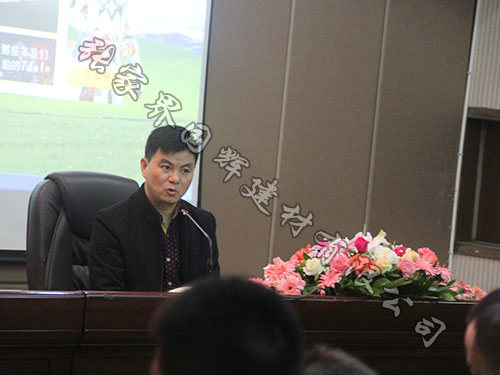 張家界國輝建材?？偨?jīng)理發(fā)言